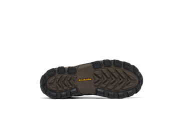 Image of Columbia Transverse Hike Waterproof Shoes - Mens, Cordovan/Golden Yellow, 9, 2067401-231-9