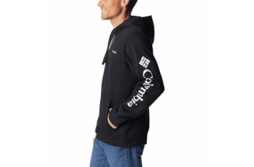 Image of Columbia Trek Hoodie - Mens, Black/CSC Sleeve Logo, Extra Large, 19579s