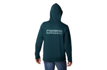 Image of Columbia Trek Hoodie - Mens, Night Wave/Boxed Gem Columbia Graphic, Extra Small, 1957911415NtWBxGCmbGhcXS