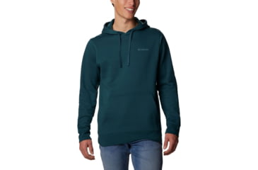 Image of Columbia Trek Hoodie - Men's, Night Wave/Boxed Gem Columbia Graphic, Large, 1957911415NgtWVBxdGCmbGhcL