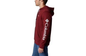 Image of Columbia Trek Hoodie - Mens, Red Jasper/Csc Stacked Logo, Extra Large, 1957911665RdJprCCStckdLgXL