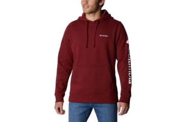 Image of Columbia Trek Hoodie - Mens, Red Jasper/Csc Stacked Logo, Extra Large, 1957911665RdJprCCStckdLgXL
