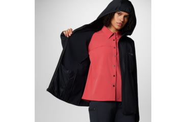 Image of Columbia Triple Canyon Grid Fleece Hooded FZ Jacket - Womens, Black, Large, 2085181010-L