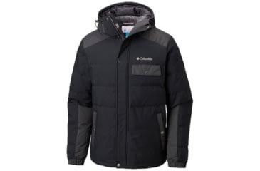 Image of Columbia Winter Challenger Hooded Jacket - Mens, Black/Shark, Medium, 1798801010-M