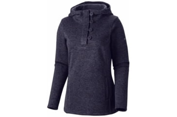Image of Columbia Darling Days Pullover Hoodie - Women's-Ebony Blue Heather-Small