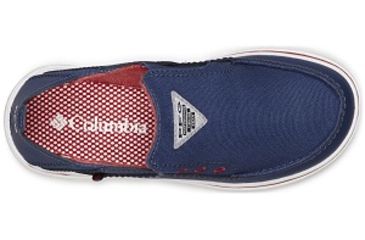 Image of Columbia Childrens Bahama PFG Shoes, Carbon/Intense Red, Medium, 11, 1826932469-11