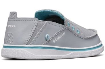 Image of Columbia Childrens Bahama PFG Shoes, Earl Grey/Geyser, Medium, 11, 1826931025-11