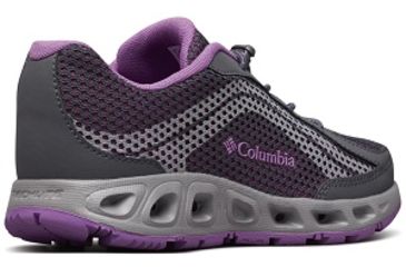 Image of Columbia Youth Drainmaker IV Boat Shoes, Graphite/Northern Lights, Medium, 5, 1826921054-5