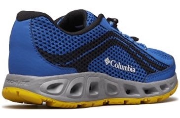 Image of Columbia Youth Drainmaker IV Boat Shoes, Stormy Blue/Deep Yellow, Medium, 5, 1826921426-5