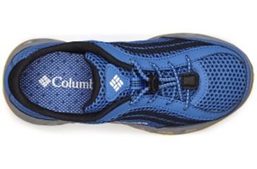 Image of Columbia Youth Drainmaker IV Boat Shoes, Stormy Blue/Deep Yellow, Medium, 5, 1826921426-5