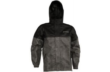 Image of Compass 360 AdvantageTek Rain Parka, Black/Stone, Small AT23110-1085-SM