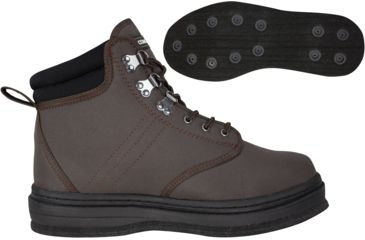 Image of Compass 360 Stillwater Felt Sole Wading Shoes - Men's, Dark Brown, 9, 2417215-9
