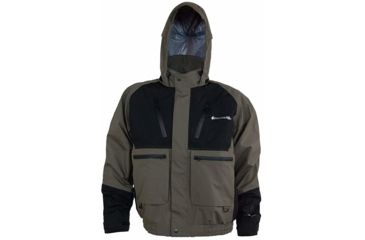 Image of Compass 360 Thunder 2-Color HydroTek Jacket - Mens, Black &amp; Stone, Small, HT23102-1085-SM