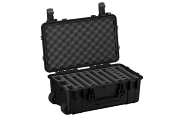 Image of Condition1 22" 7 Pistol Case #300, Orange, Pre-Cut Foam 7 Slot &amp; 14 Mag, H300ORF10580AC1