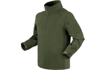Image of Condor Outdoor Patrol 1/4 Zip Soft Shell Jacket, Olive Drab, Small, 101185-001-S