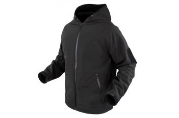 Image of Condor Outdoor PRIME SOFTSHELL HOODY, Black, Large 101095-002-L