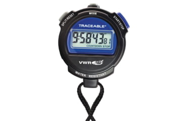 Image of VWR Extra-Large LCD Digital Stopwatches 1030 Single-Line Display