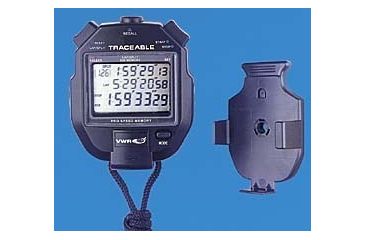 Image of VWR All-Function Stopwatch with Countdown 1052 Vwr Trceable Stopwatch 500 Mem