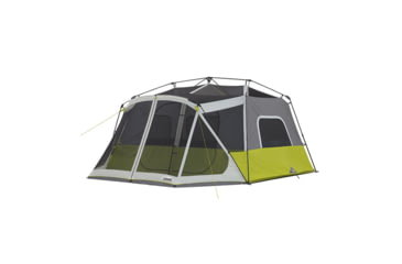 Image of Core Equipment 10 Person Instant Cabin Tent w/Screen Room, Green/Grey, 40036