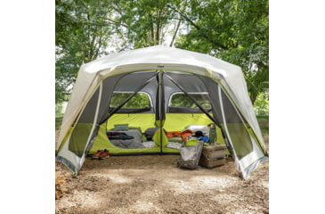 Image of Core Equipment 10 Person Instant Cabin Tent w/Screen Room, Green/Grey, 40036