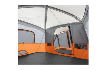 Image of Core Equipment 11 Person Cabin Tent w/ Screen Room, Orange/Gray, 17 x 12 ft, 40035