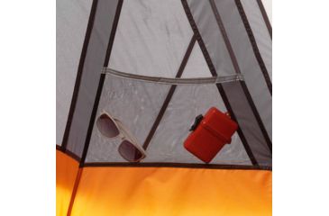 Image of Core Equipment 11 Person Extended Dome Tent, Orange/Gray, 18 x 9 ft, 40081