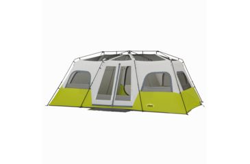 Image of Core Equipment 12 Person Instant Cabin Tent, Green/Gray, 18 x 10 ft, 40027