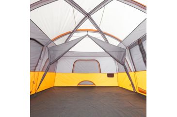 Image of Core Equipment 12 Person Straight Wall Tent, Orange/Gray, 16 x 11 ft, 40082