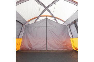 Image of Core Equipment 12 Person Straight Wall Tent, Orange/Gray, 16 x 11 ft, 40082