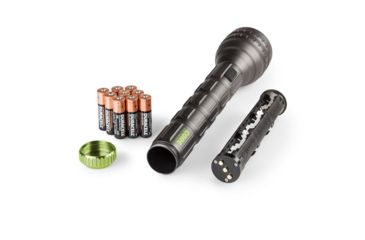 Image of Core Equipment 1250 Lumen Multi-Color LED Flashlight, Gray, 11.3 x 1.5 x 2.6 in, 40012