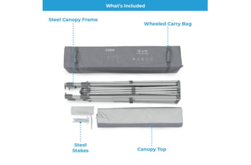 Image of Core Equipment 13x13 Instant Canopy, Grey, 40155