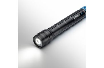 Image of Core Equipment 1500 Lumen Rechargeable Flashlight with Auto-Brightness, Gray, 2 x 2 x 9.8 in, 40076