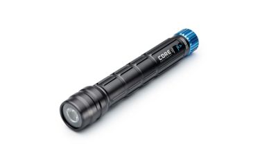Image of Core Equipment 1500 Lumen Rechargeable Flashlight with Auto-Brightness, Gray, 2 x 2 x 9.8 in, 40076