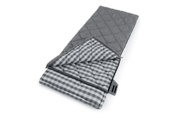 Image of Core Equipment 20 Deg Oversized Sleeping Bag, Grey, Extra Large, 40024