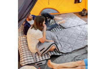 Image of Core Equipment 20 Deg Oversized Sleeping Bag, Grey, Extra Large, 40024