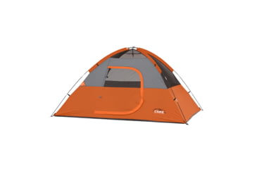 Image of Core Equipment 4-Person Dome Tent, Orange, 40002