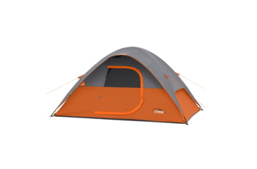Image of Core Equipment 4-Person Dome Tent, Orange, 40002