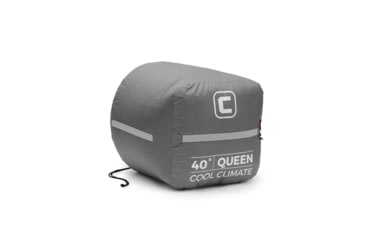 Image of Core Equipment 40 Queen Cool Climate Sleeping Bag, Grey, 40110