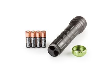 Image of Core Equipment 500 Lumen Multi-Color LED Flashlight, Gray, 7.9 x 1.5 x 1.9 in, 40011