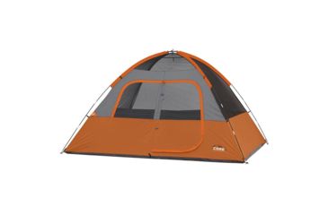 Image of Core Equipment 6 Person Dome Tent, Orange/Gray, 11 x 9 ft, 40003