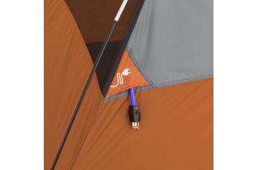 Image of Core Equipment 6 Person Dome Tent, Orange/Gray, 11 x 9 ft, 40003