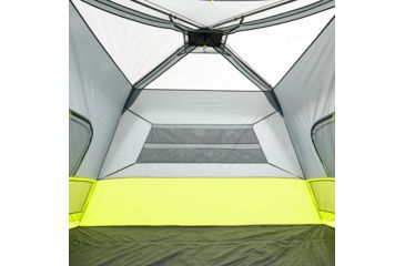 Image of Core Equipment 6 Person Instant Cabin Tent with Awning, Green/Gray, 11 x 9 ft, 40059