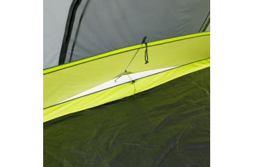 Image of Core Equipment 6 Person Instant Cabin Tent with Awning, Green/Gray, 11 x 9 ft, 40059
