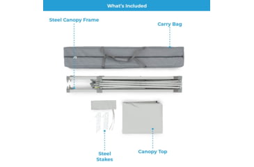 Image of Core Equipment 8x8 Instant Canopy, Grey, 40147