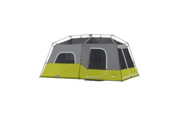 Image of Core Equipment 9 Person Instant Cabin Tent, Green/Gray, 14 x 9 ft, 40008