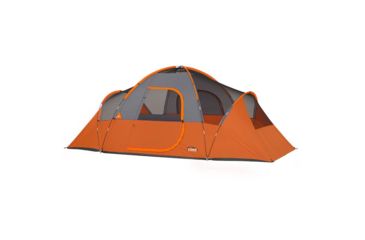 Image of Core Equipment 9 Person Modified Dome Tent, Orange/Gray, 16 x 9 ft, 40004