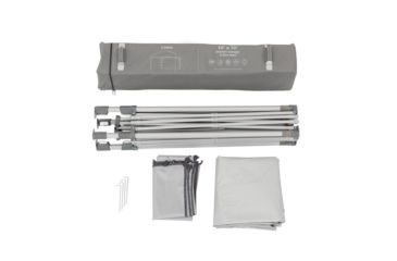 Image of Core Equipment Instant Canopy w/ Sun Wall Combo, Gray, 10x10 ft, 40080