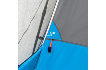 Image of Core Equipment Lighted 10 Person Instant Cabin Tent w/Screen Room, Green/Gray, 14 x 14.5 ft, 40063