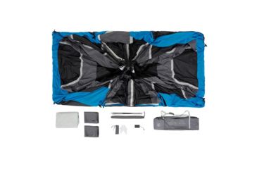 Image of Core Equipment Lighted 12 Person Instant Cabin Tent, Blue/Gray, 18 x 10 ft, 40064