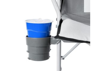 Image of Core Equipment Mesh Hard Arm Chair, Gray, 25 x 35.5 x 35 in, 40105